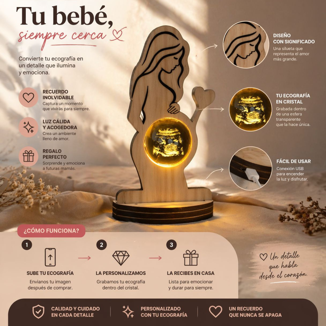 BabyBond – Lámpara de Ecografía Personalizada