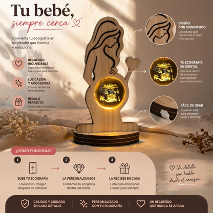 BabyBond – Lámpara de Ecografía Personalizada